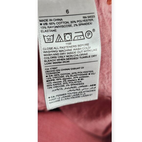 .  🛍️ Old Navy "Rockstar" Super Skinny Jeans - Women's 6 - Coral Pink - Picture 10 of 11